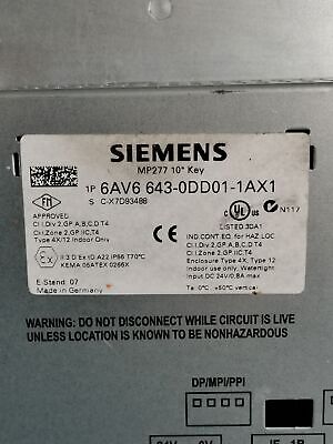Siemens 6AV6 643-0DD01-1AX1 kl. Kratzer Gallery Image 2