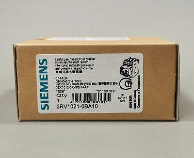 Siemens 3RV1021-0BA10 NEU OVP Gallery Image 0