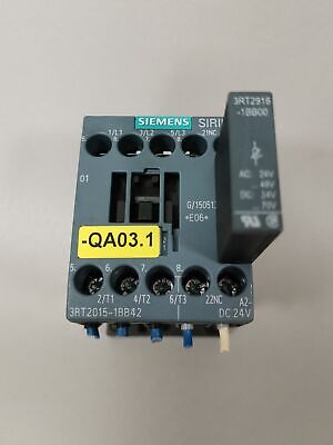 Siemens 3RT2015-1BB42 + 3RT2916-1BB00 Gallery Image 0